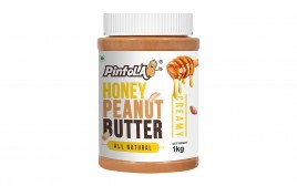 Pintola Honey Peanut Butter All Natural Creamy  Plastic Jar  1 kilogram